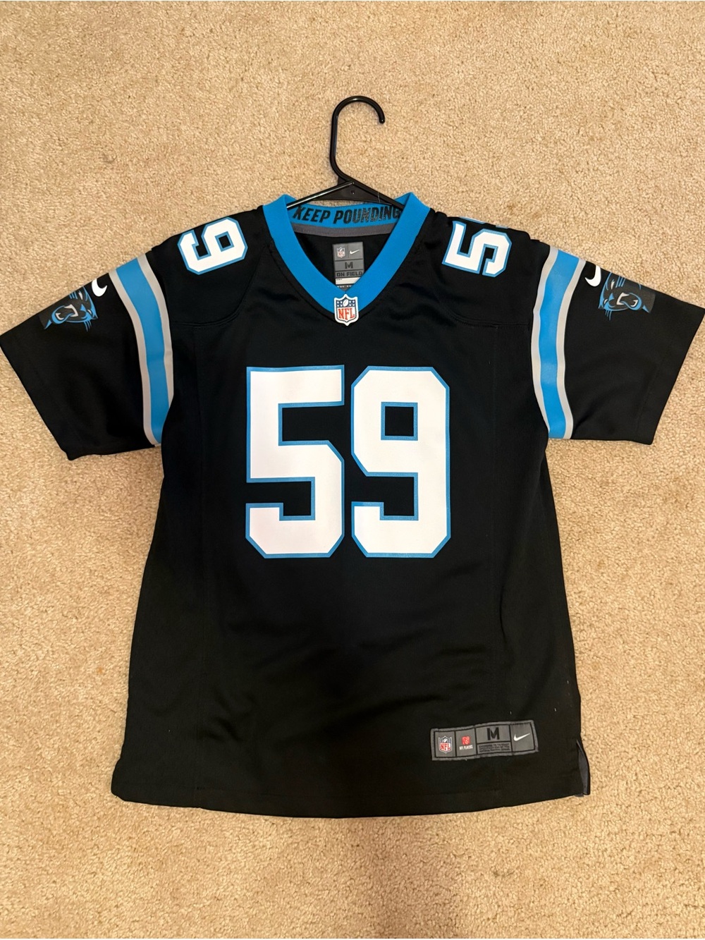 Luke Kuechly Jersey (Youth size)